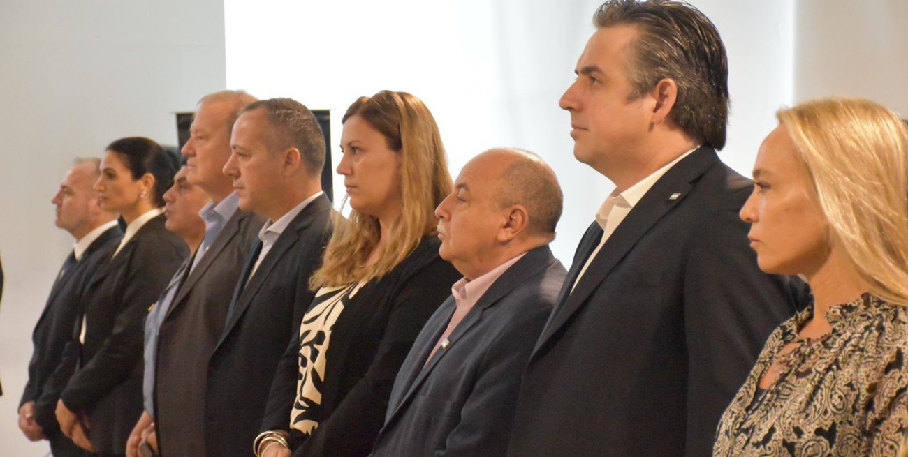 El acto de conmemoración de los 10 años de la PDI fue la excusa perfecta para dar una muestra de unidad y fortaleza institucional en la lucha contra el delito. Crédito: Prensa Gobierno