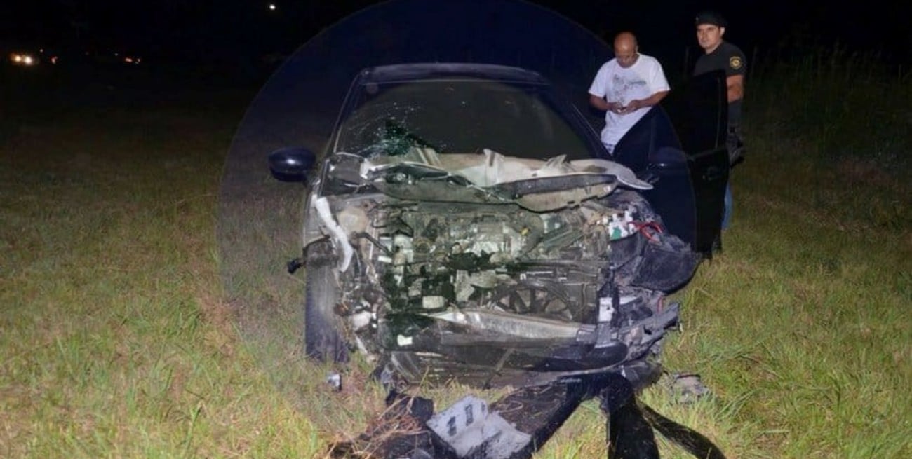 Ramiro Grau (28) manejaba un Peugeot 308 negro la noche del 14 de enero de 2018 cuando embistió de atrás el coche en el que iba Eduardo Wabek. Crédito: Archivo El Litoral