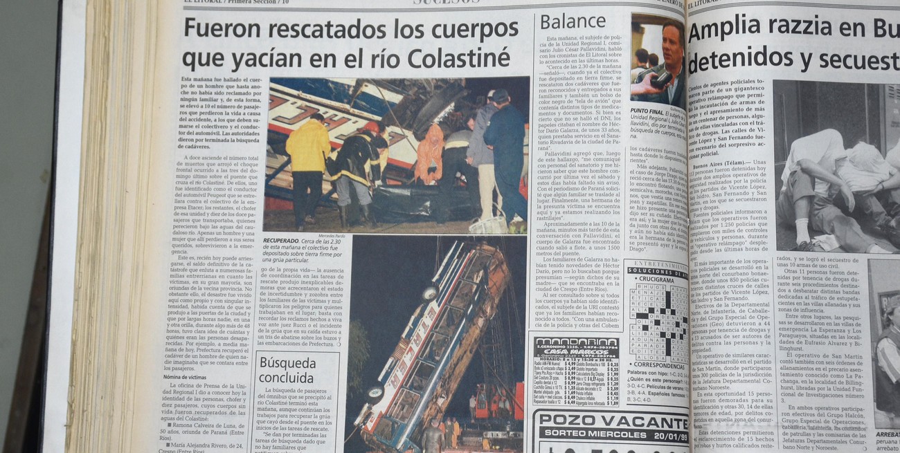 Pasaron 48 horas desde el hundimiento, hasta que el martes las autoridades confirmaron que fueron doce los muertos. Crédito: Pablo Aguirre