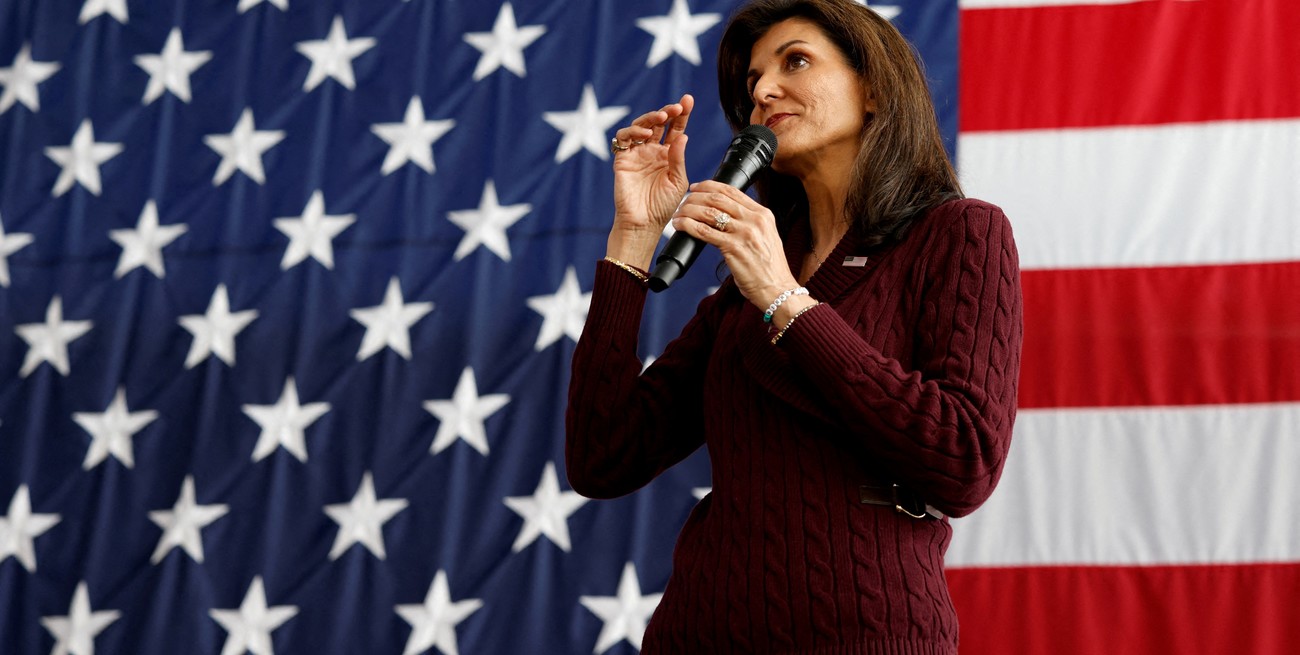 FILE PHOTO: Republican presidential candidate and former U.S. Ambassador to the United Nations Nikki Haley hosts a campaign event at Union Hall at Union Station in Raleigh, North Carolina, U.S. March 2, 2024. REUTERS/Randall Hill/File Photo