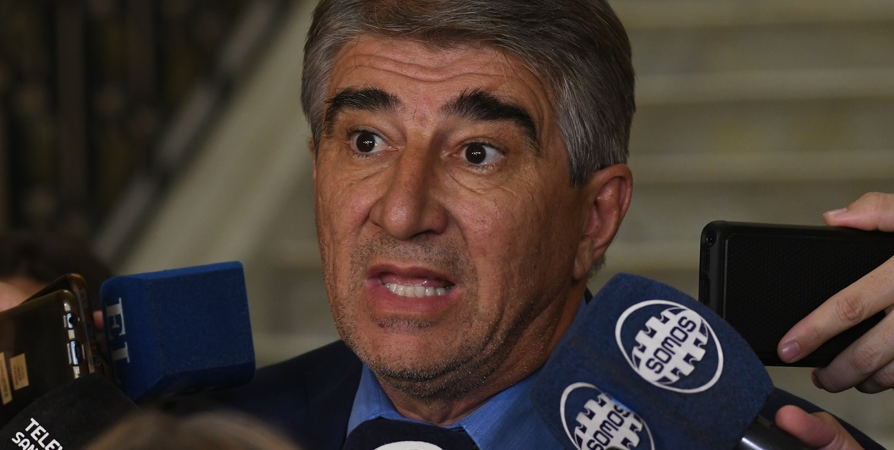 “Es un paro que no es legal porque estas personas no son empleados de la provincia", dijo el ministro de Gobierno, Fabián Bastia. Foto: Mauricio Garín