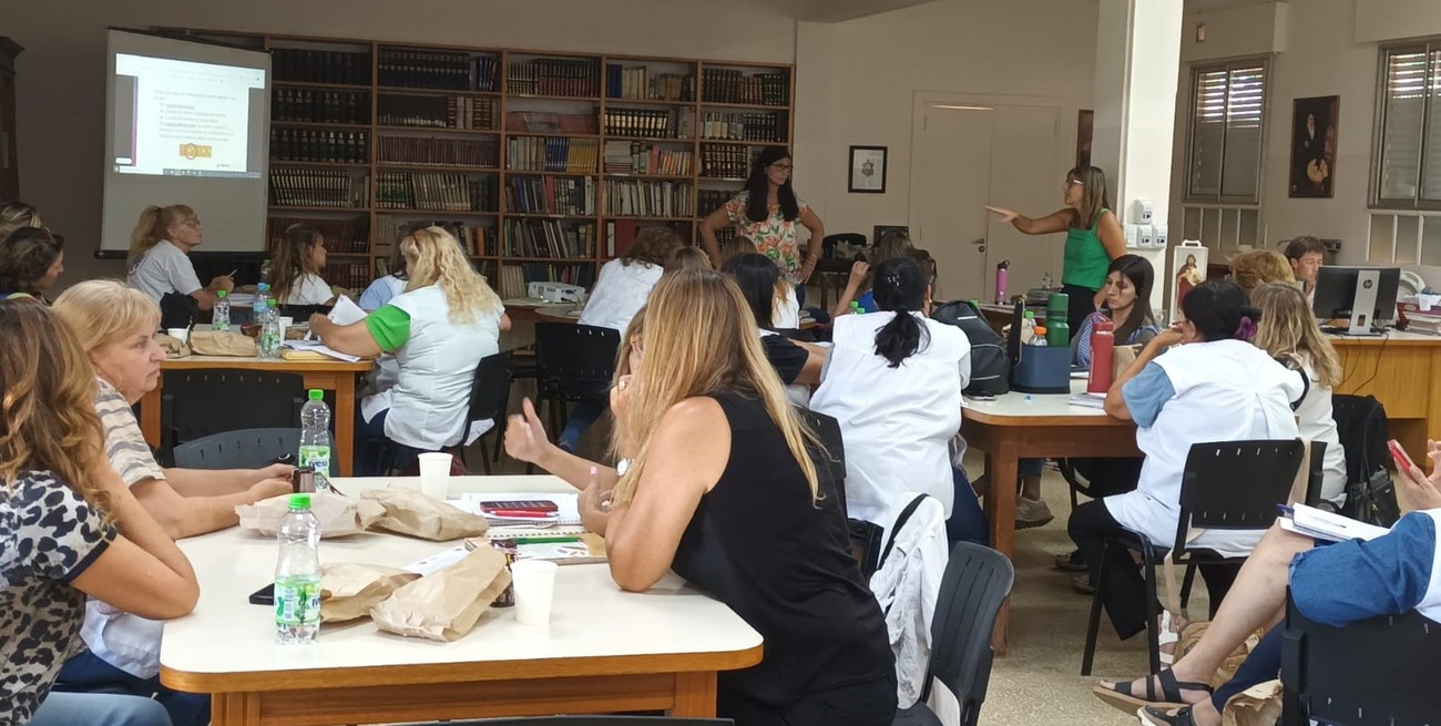Las capacitaciones docentes se dictan en toda la provincia. Crédito: Gentileza