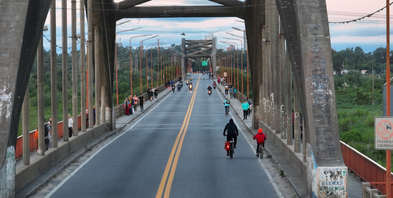 El Carretero quedará reducido al tránsito de peatones, ciclistas y vehículos de emergencia. Foto: Fernando Nicola