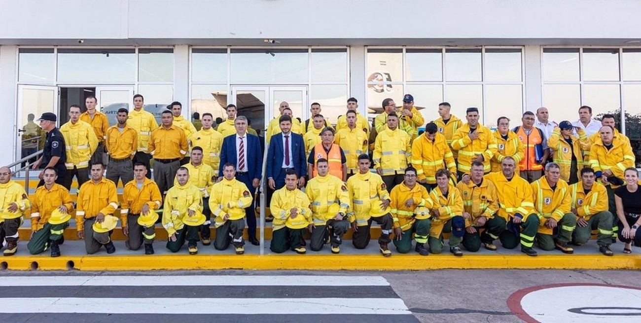 Los brigadistas tendrán nuevo reconocimiento por la labor realizada en febrero para controlar los incendios en el Parque Nacional Los Alerces, en Chubut. Foto: Archivo El Litoral