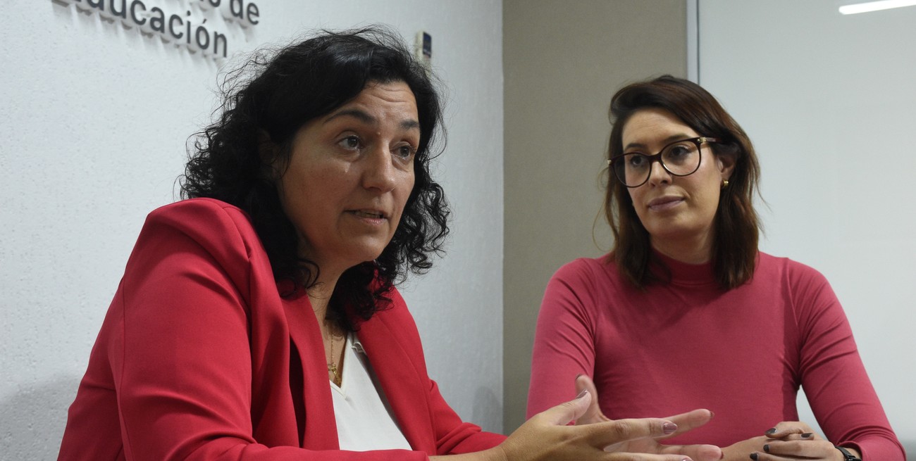 "El primer desafío es interno, es decir, cuando el Estado tiene que articular sus políticas y aunar esfuerzos para potenciarse", explicaron Carolina Piedrabuena y Florencia González, del Ministerio de Educación. Crédito: Luis Cetraro