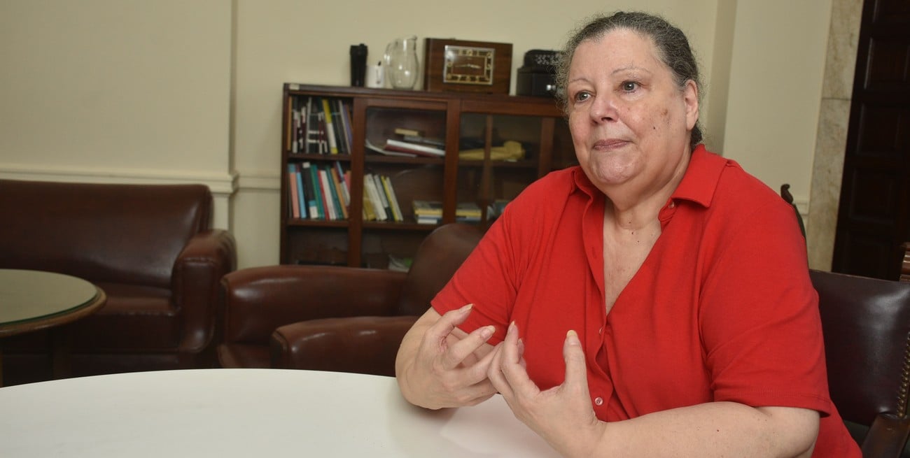 “Tenemos que volver a juntarnos, a sentir que formamos parte de un colectivo frente a toda la idea de que seamos sujetos individuales atados a nada”, valoró la entrevistada. Foto: Guillermo Di Salvatore