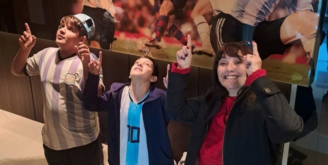 En 2023 los niños de Lucecitas visitaron la Fundación Messi en Rosario. Foto: Gentileza Lucecitas