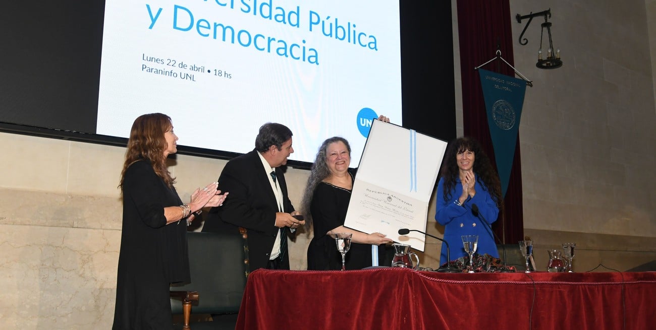 Entrevista a Diana Maffía doctora Honoris Causa de la UNL
