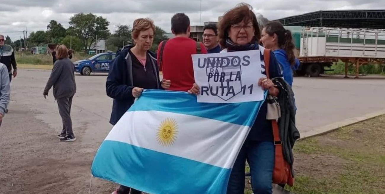 Unidos por la Ruta 11, abrazo simbólico en el corredor vial santafesino
