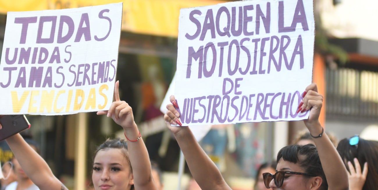 En detalle, se observa un desfinanciamiento en las políticas tendientes a la erradicación de la violencia por razones de género. Foto: Manuel Fabatia