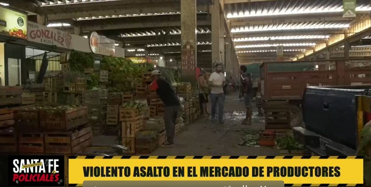 Robo en el Mercado de Productores y Abastecedores de Frutas y Verduras de Santa Fe