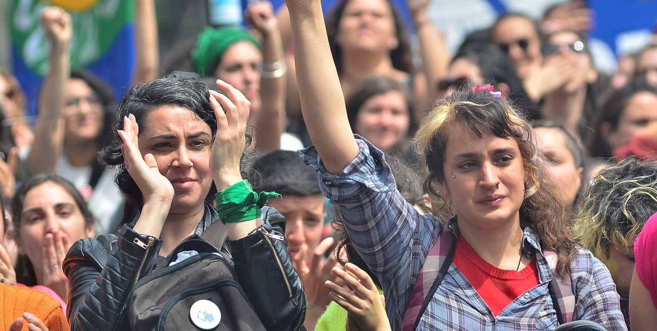 Encuentro Plurinacional de Mujeres, Lesbianas, Travestis, Trans, Bisexuales y No Binaries en La Plata, año 2019. Crédito: Agencia