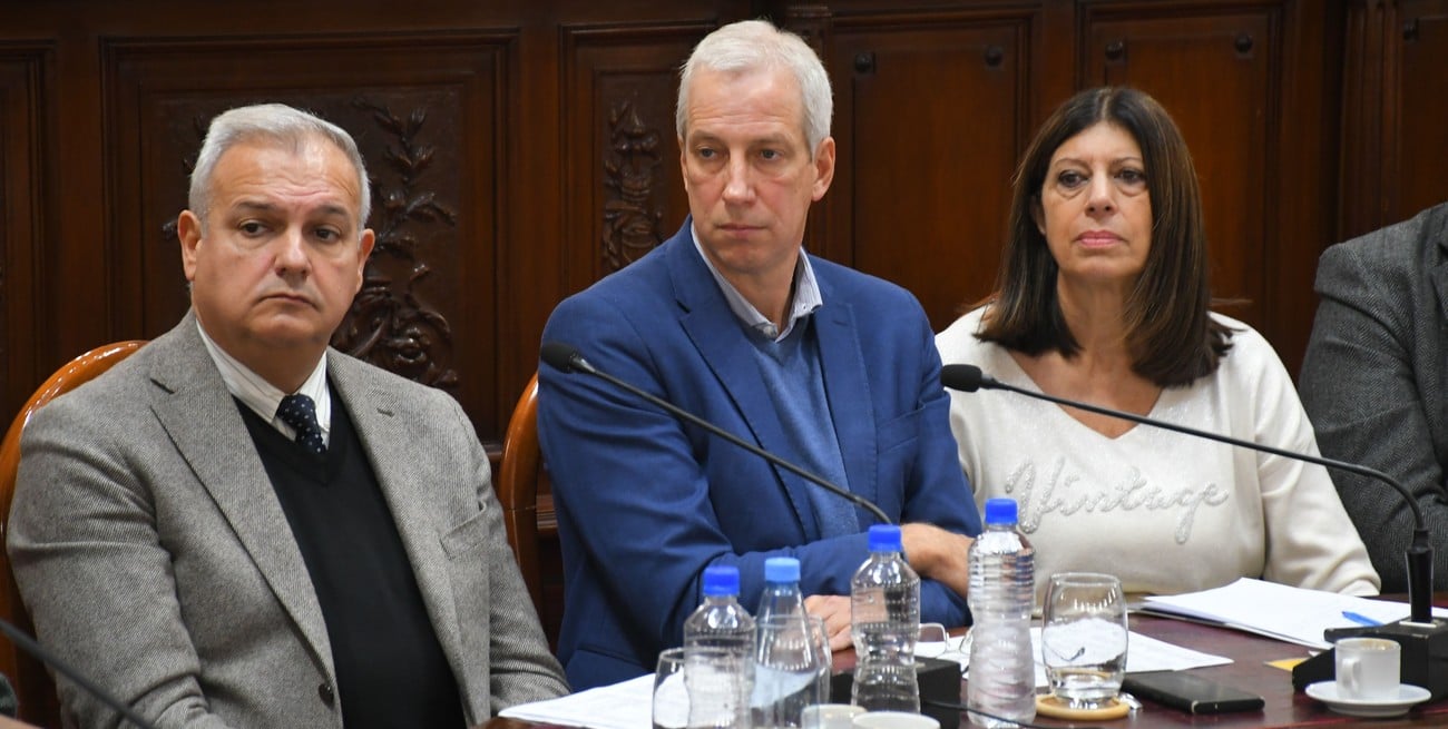Farías y Scarpin fueron voceros oficialistas en el tema emergencia en la sesión presidida por Clara García. Foto: El Litoral
