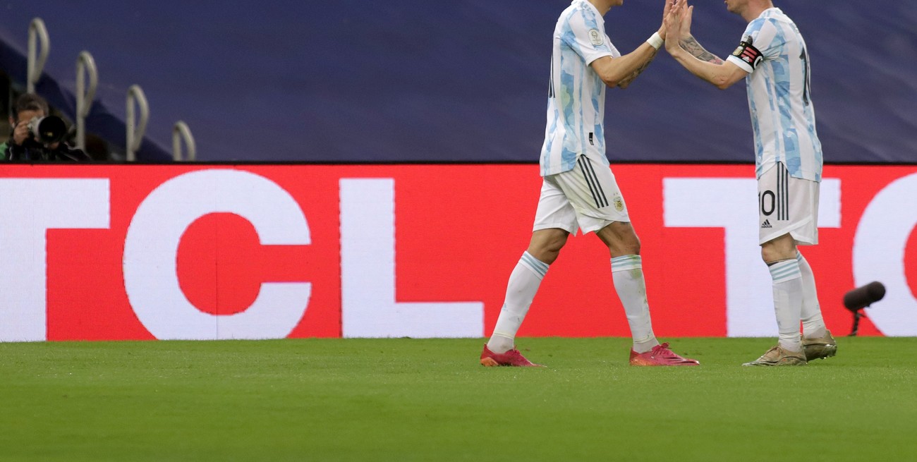 Di María y Messi "rompieron la pared" en aquella Copa América 2021.