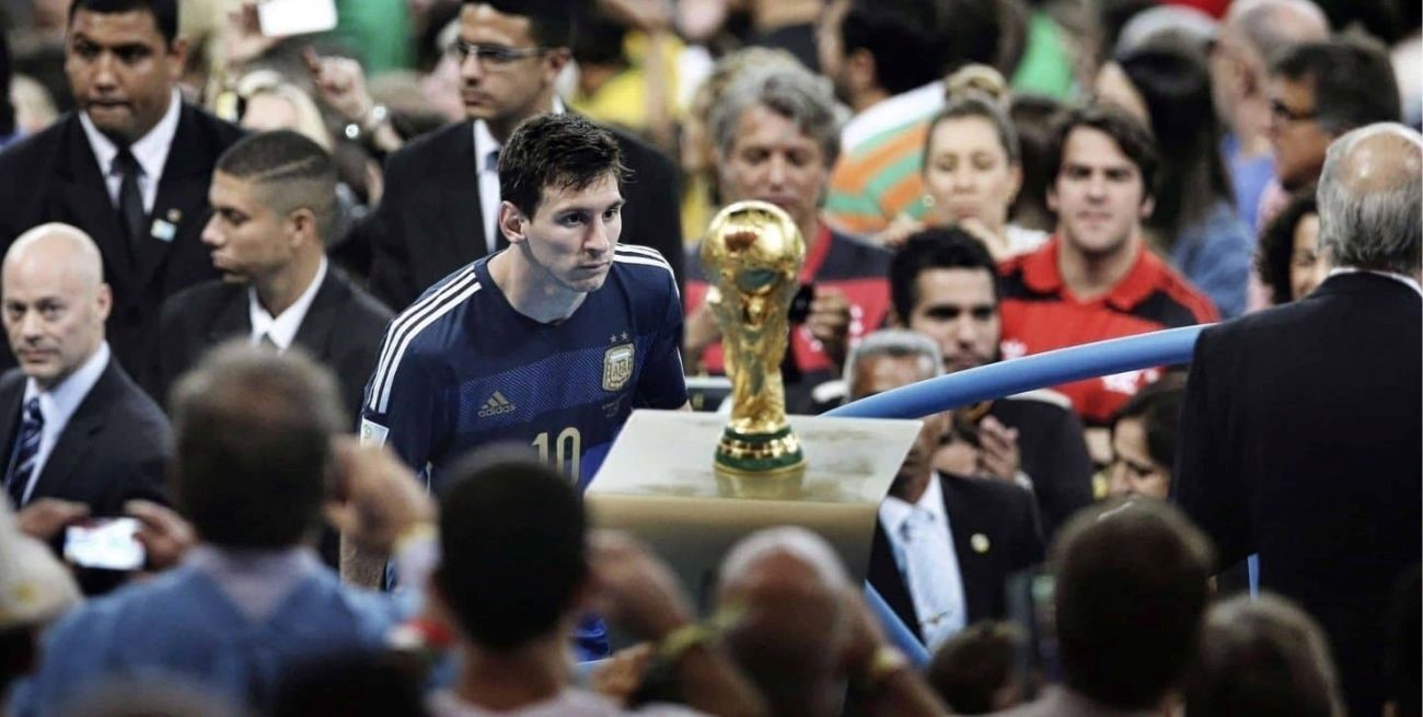 El dolor del astro argentino por haber quedado tan cerca de la gloria.
