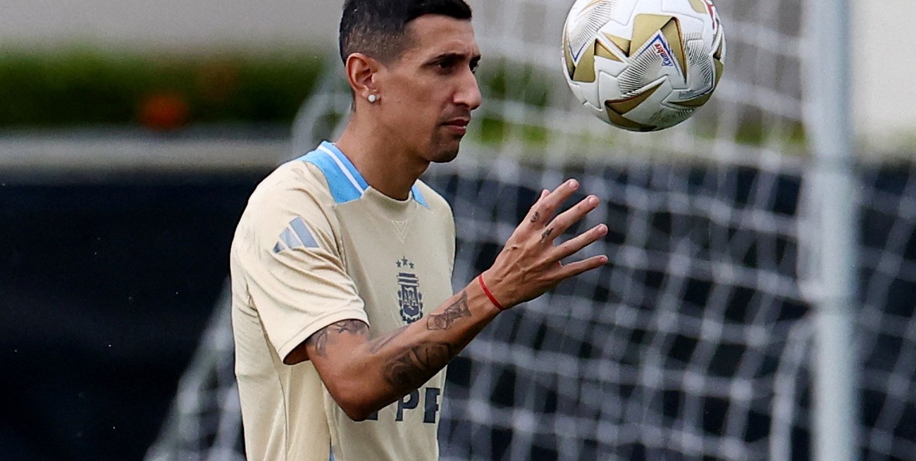 El domingo será el último baile de Di María con la Selección Argentina. Créditos: REUTERS.