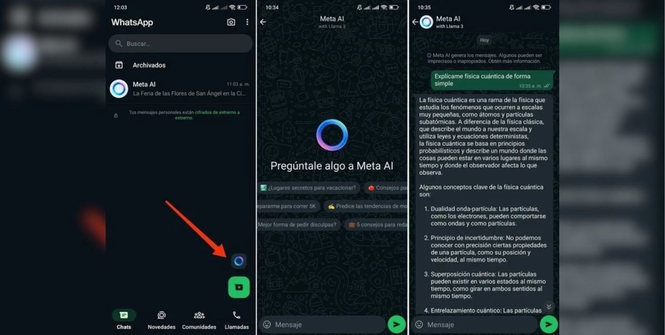 De esta manera responde Meta AI a las preguntas del usuario