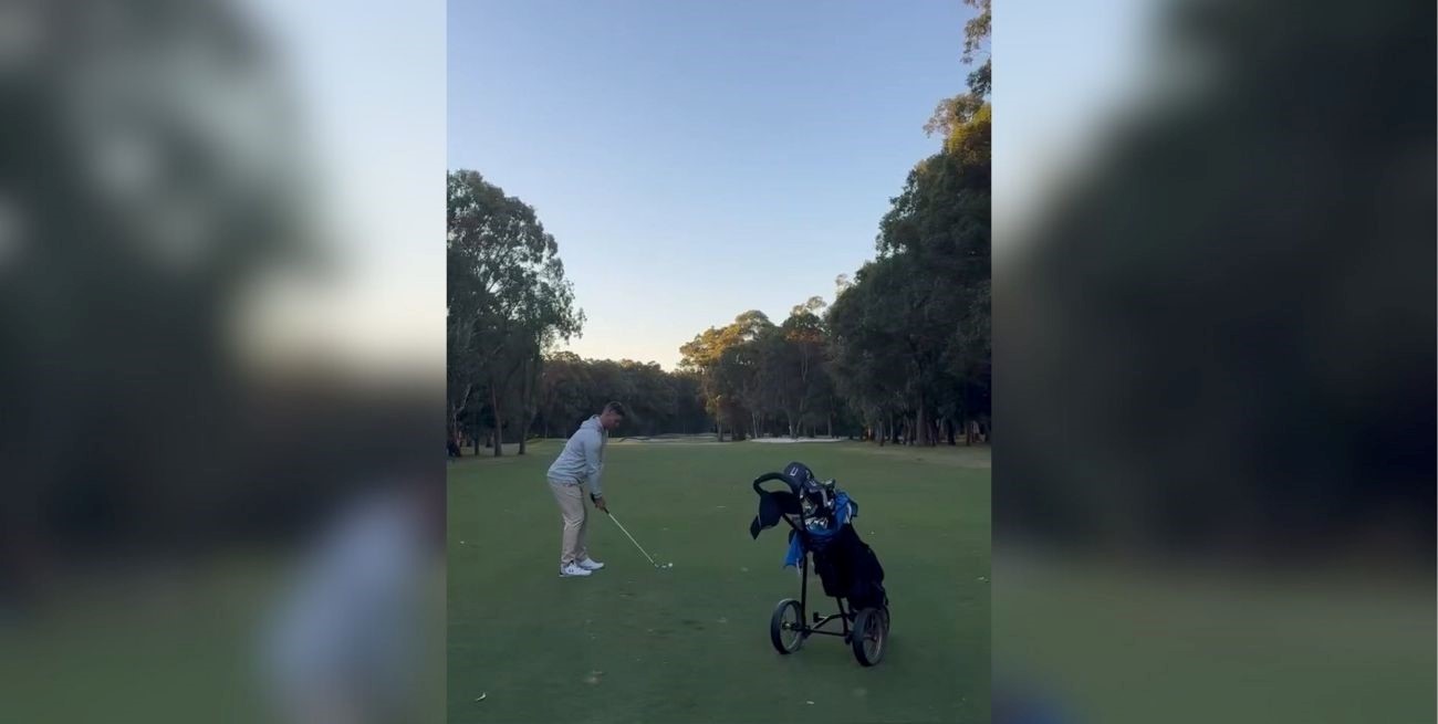 El santafesino compite alrededor de los 35 clubes de golf que existen en Gold Coast.