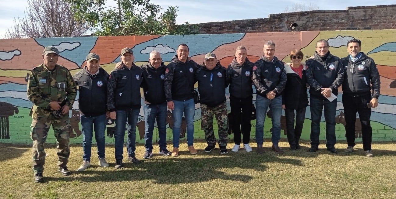 Los héroes de Malvinas homenajeados. Foto: Gentileza