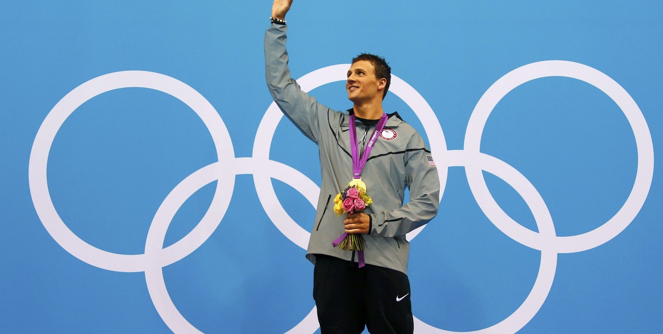 Ryan Lochte en los Juegos Olímpicos de Londres 2012. Créditos: REUTERS.