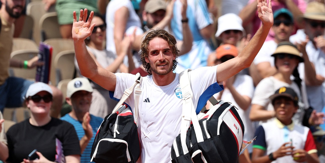 Tsitsipas quiere conseguir la medalla dorada a toda costa. Créditos: REUTERS.