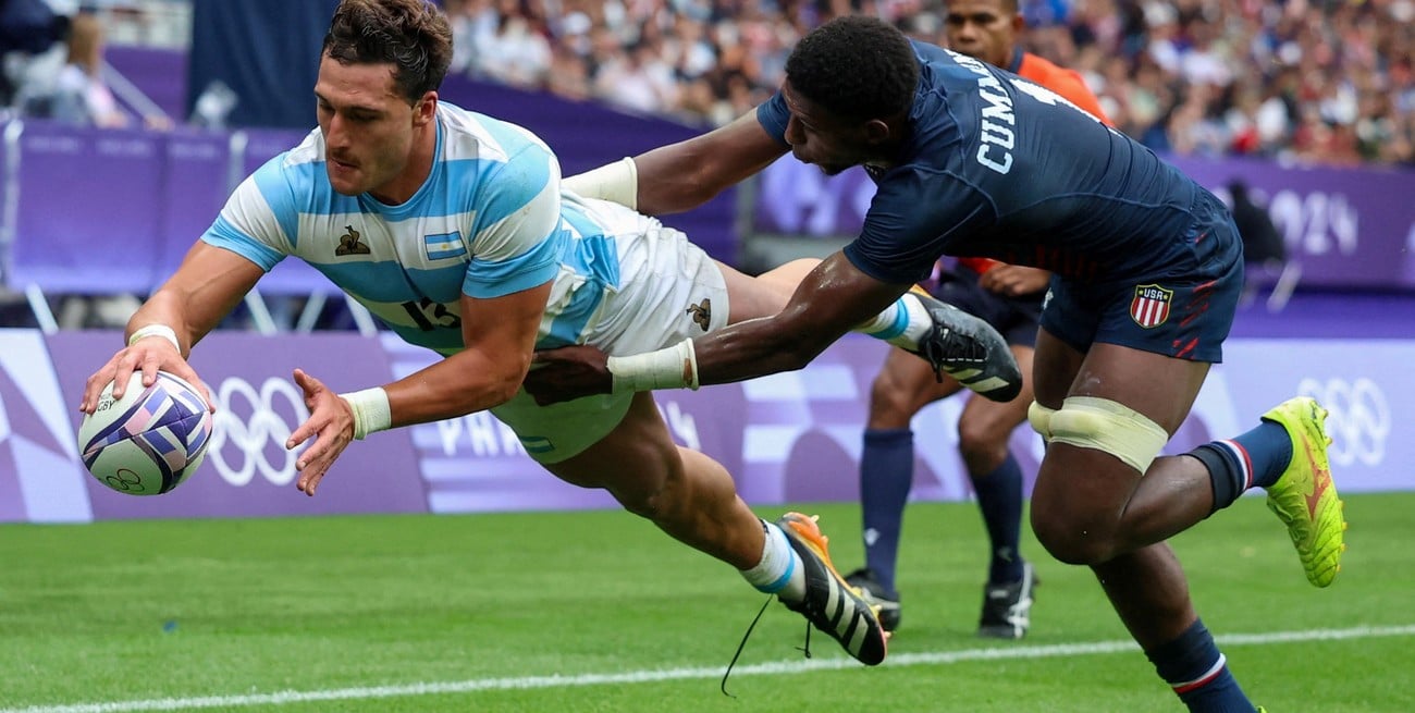 Cabe recordar que Los Pumas 7s obtuvieron el séptimo lugar en su participación en París 2024. Créditos: REUTERS.