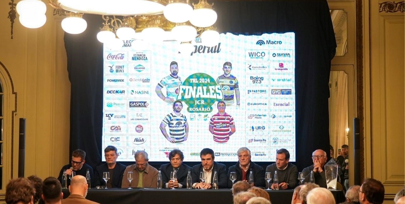 La conferencia estuvo encabezada por autoridades del rugby local. Gentileza: Dosdosuno Prensa.