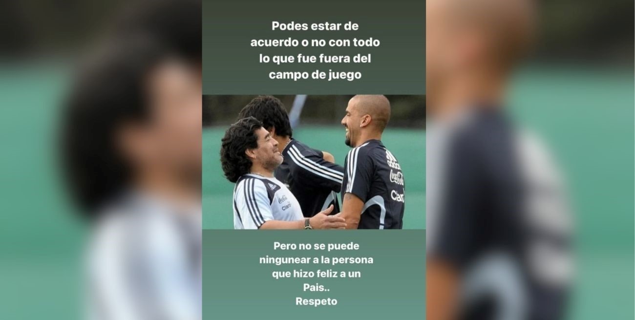 El posteo de Verón en Instagram.