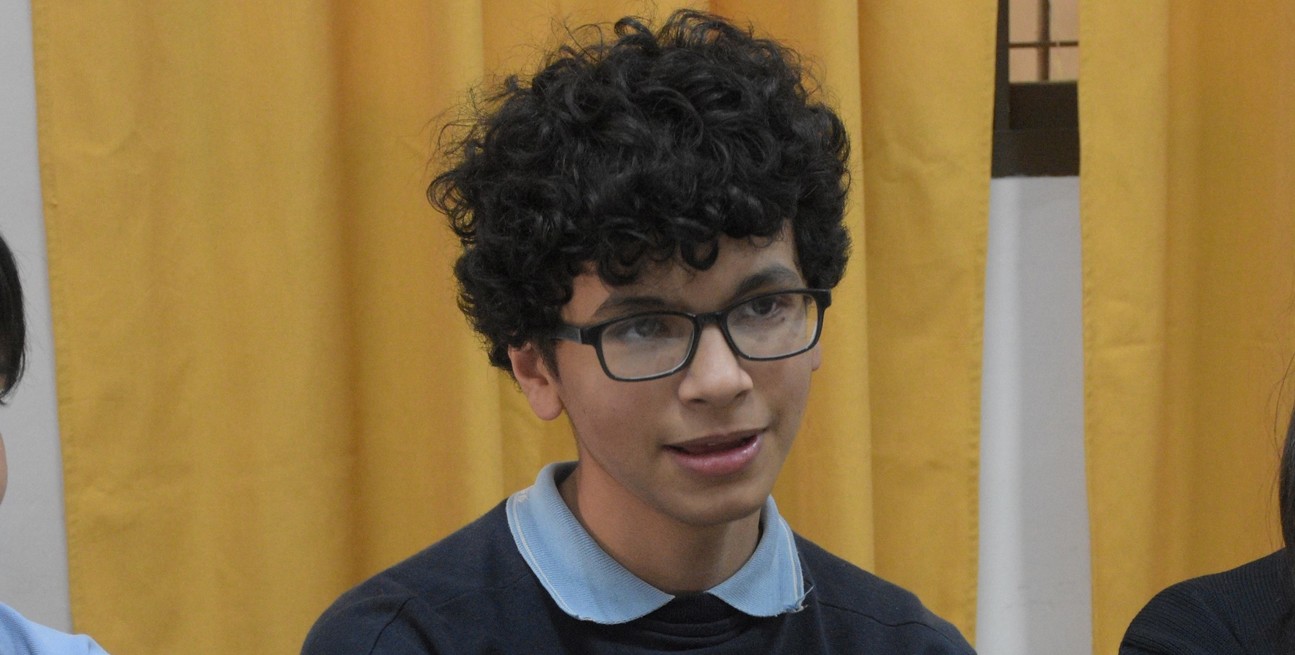 alumno escuela santa rita premio ana frank