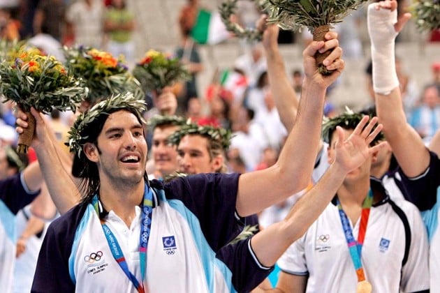 Luis Scola, emblema máximo de la Selección Argentina de básquet. Crédito: Adrian Dennis/AFP