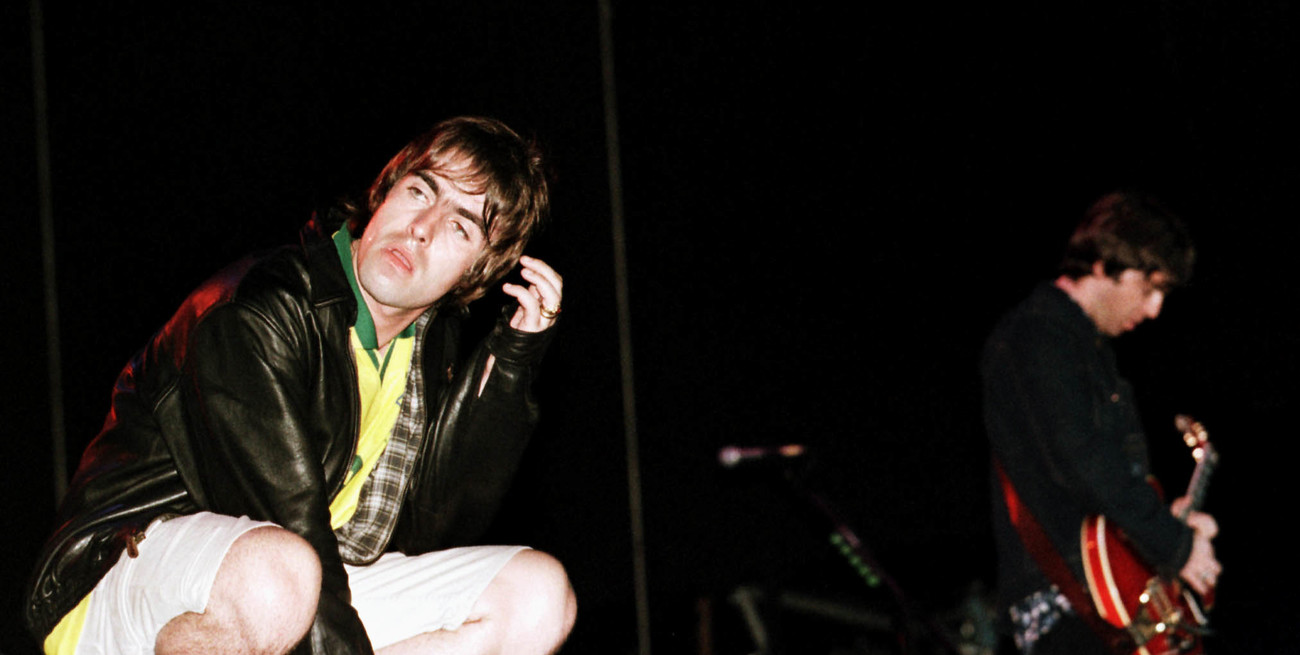 Los hermanos Gallagher en un recital brindado en Brasil. Foto: Reuters.
