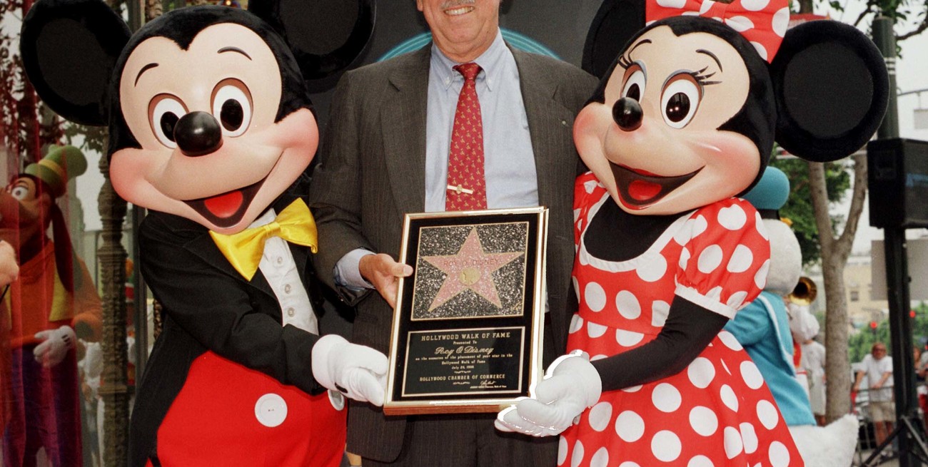 Los míticos personajes de Disney tienen su reconocimiento en el paseo. Crédito: Reuters.
