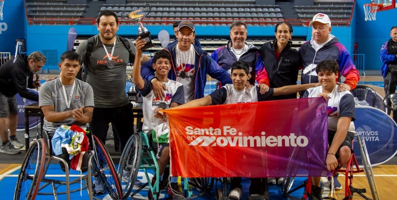 La delegación santafesina condecoró una destacada participación en Mar del Plata. Gentileza: Provincia de Santa Fe.