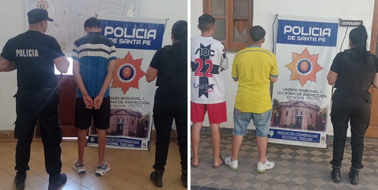 Durante los allanamientos, los agentes incautaron tres bicicletas y prendas de vestir que coincidían con las imágenes registradas en las cámaras de seguridad, tras el robo ocurrido en P. Zenteno 2100.