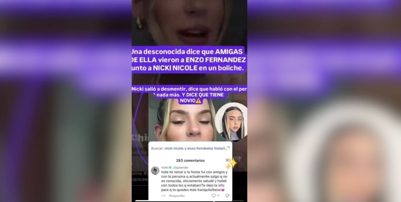 El posteo de Tik Tok y la respuesta de la cantante.