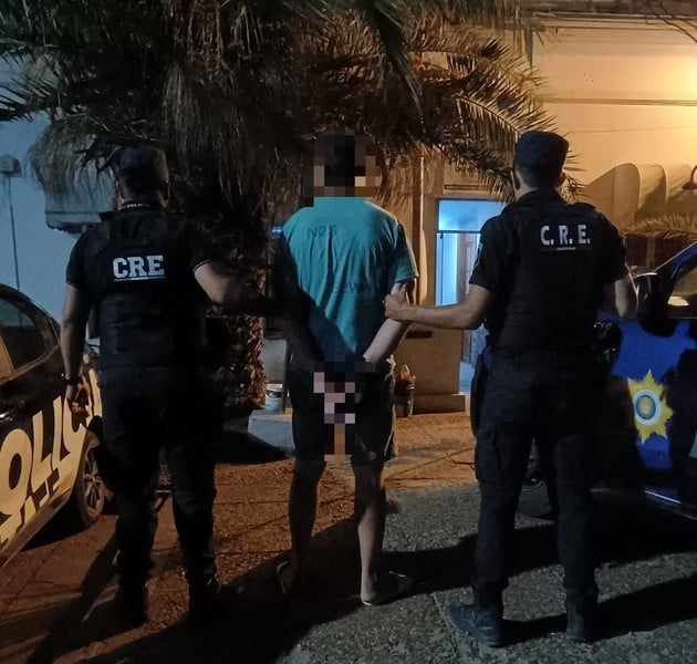 El hombre fue aprehendido. Foro: Prensa URI