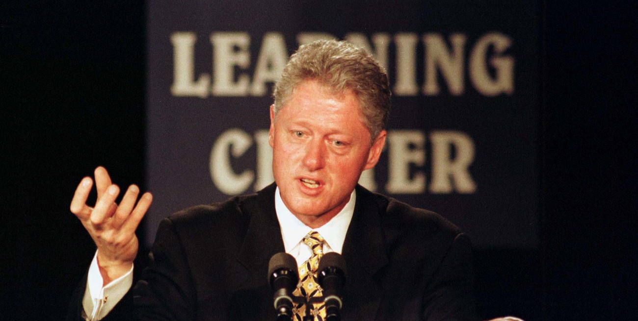 Bill Clinton era el presidente de Estados Unidos en 1997. Crédito: Lou Dematteis/Reuters