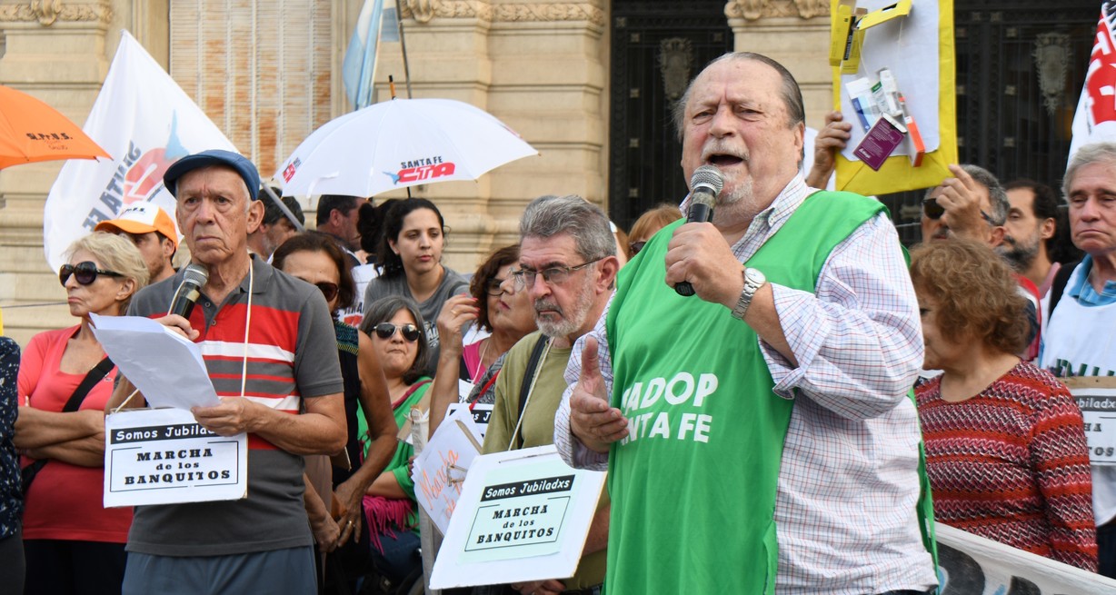 El Sadop no hizo paro pero sí acciones gremiales en distintos puntos de la provincia. Crédito: Luis Cetraro