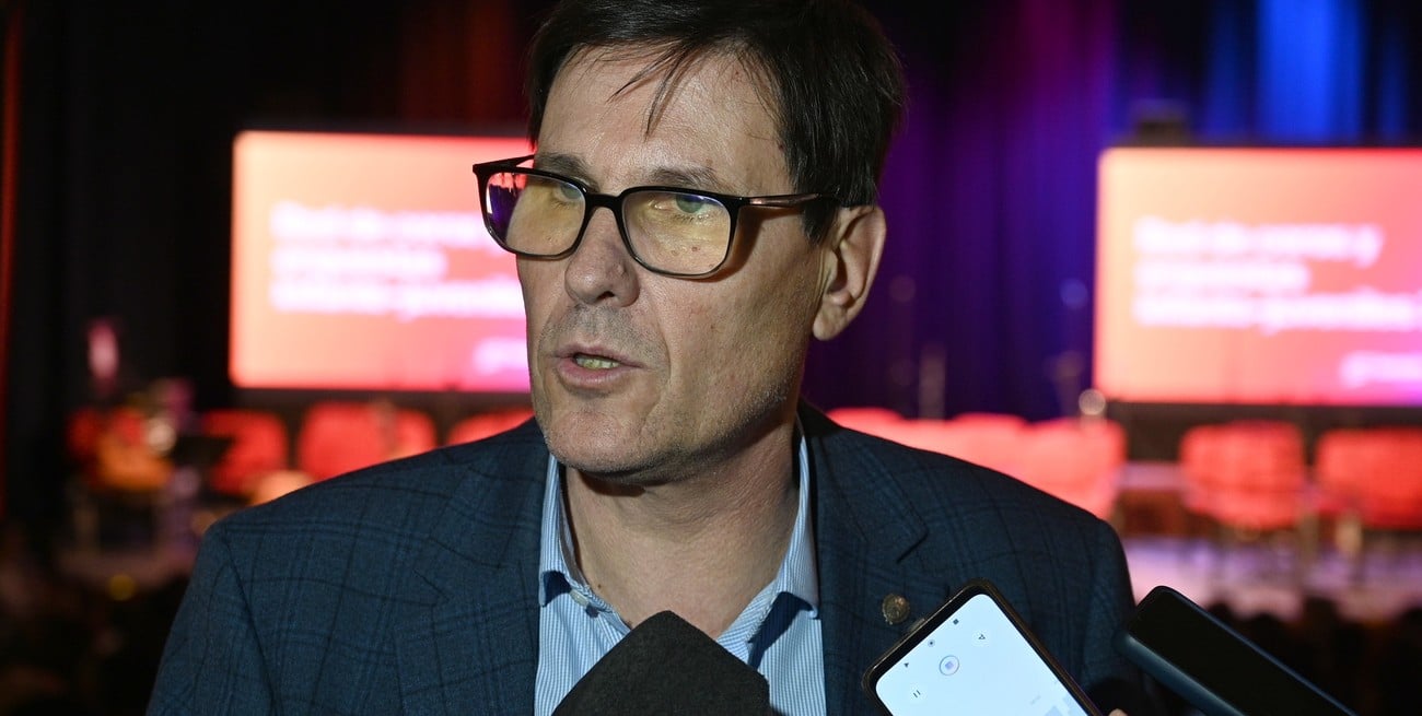 "Vamos a afrontar esta realidad con valentía y compromiso", dijo Goity, sobre los magros resultados de la prueba de fluidez lectora que se tomó el año pasado. Crédito: Luis Cetraro