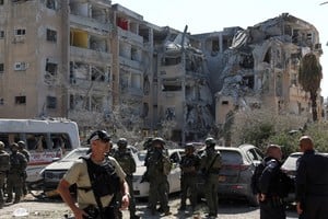 Un misil iraní golpeó el hospital Soroka en Israel. Crédito: Reuters.