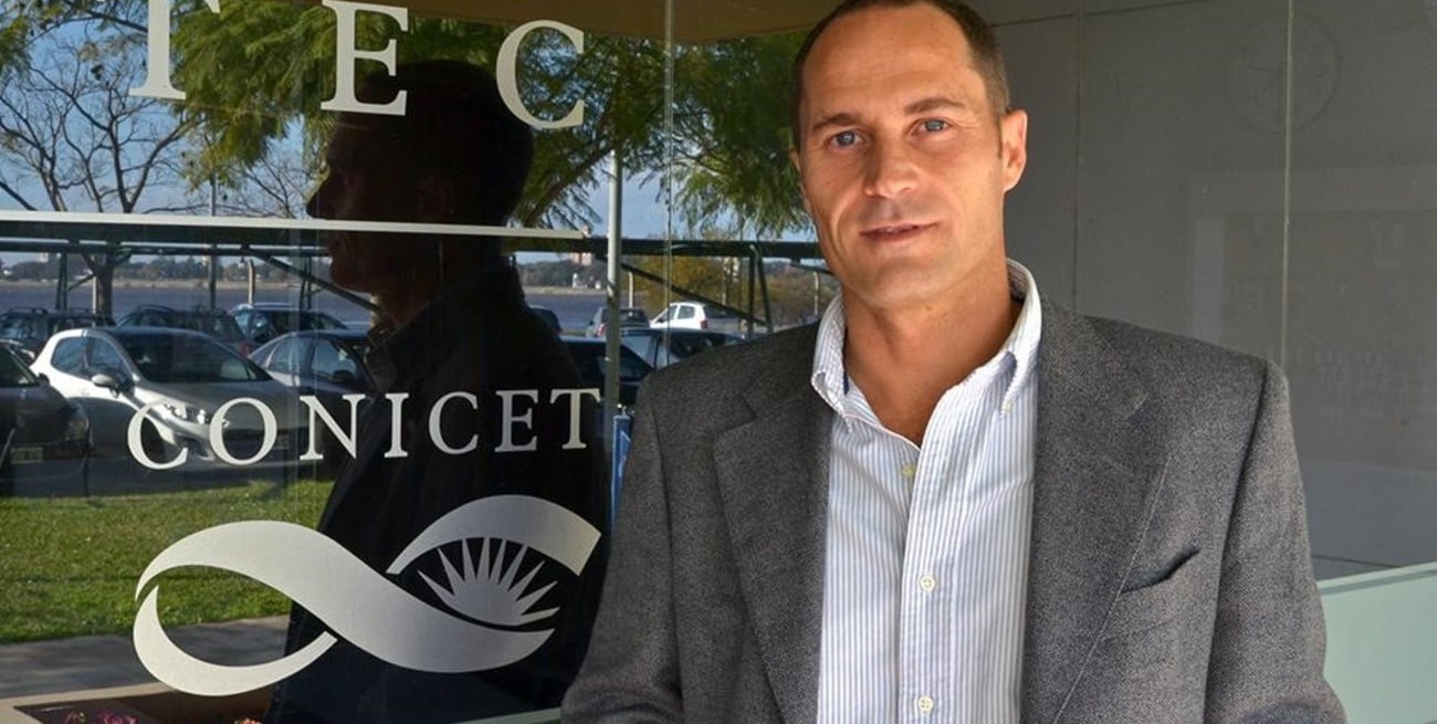 Claudio Berli, actual director del Intec repasó los 50 años de trayectora del instituto. Crédito: Gentileza Conicet