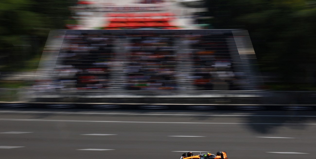 Lando Norris este viernes. Crédito: REUTERS/Lisi Niesner