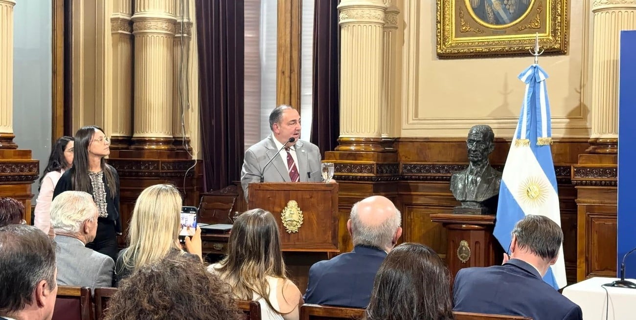 Juan Pablo Poletti presentó los cuatro proyectos innovadores. Foto: Gentileza
