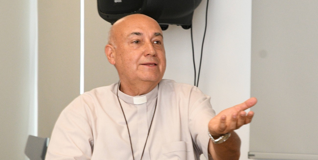 Monseñor Sergio Fenoy, arzobispo de Santa Fe. Foto: Manuel Fabatía