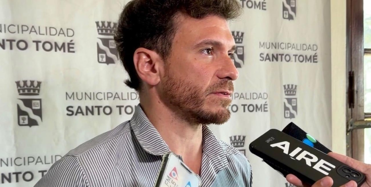 Hernán Palmich, secretario de Obras Públicas de Santo Tomé.