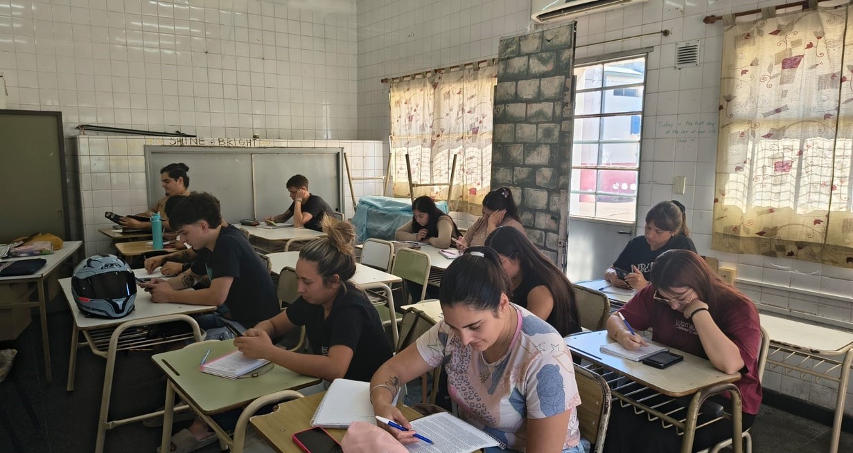 En el Liceo Municipal de Esperanza asisten un total de 68 alumnos. Foto: Gentileza