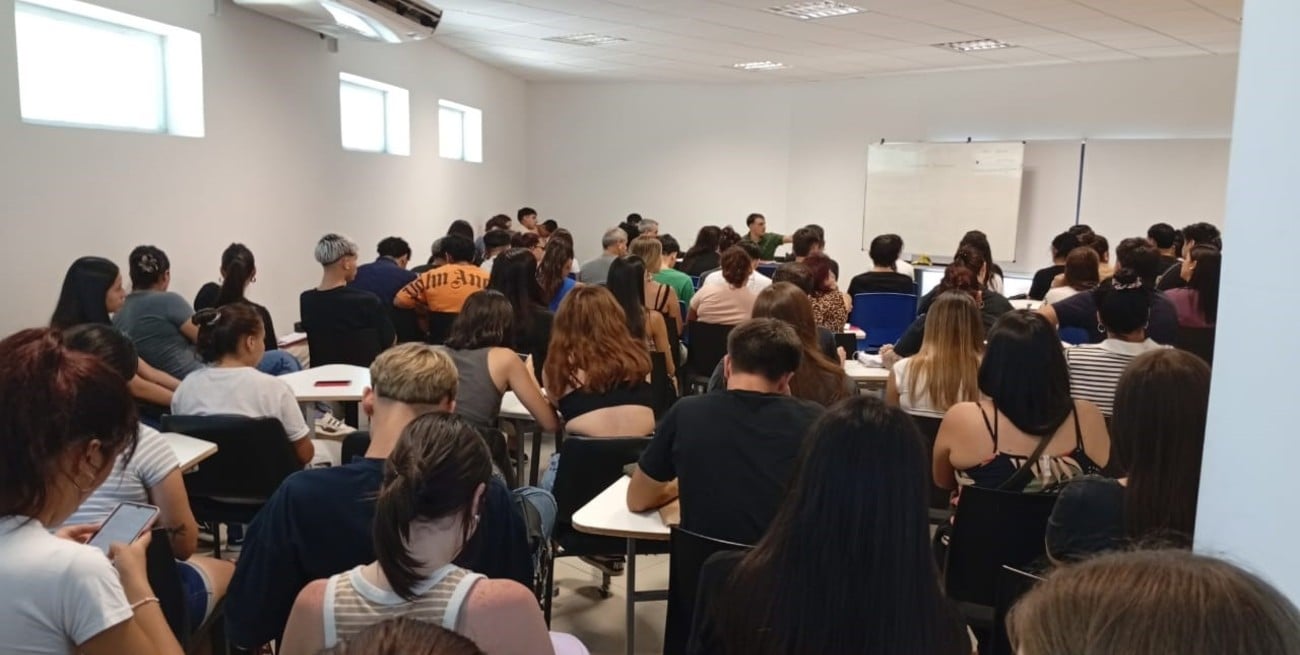 En Festram -donde funciona otra sede- los cursos se llenaron para las áreas de Matemática y Física, principalmente. Foto: Gentileza