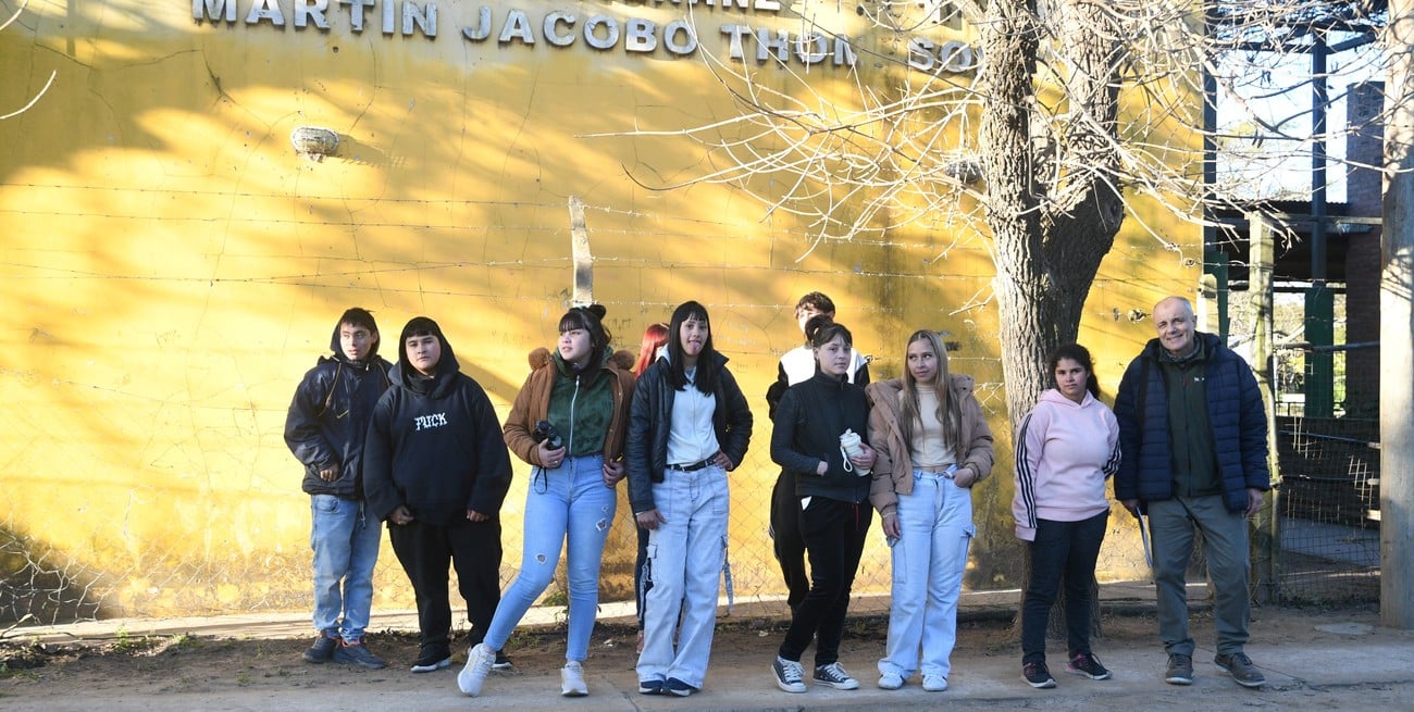 En el extremo de Alto Verde funciona una propuesta educativa única que busca crecer junto al río Paraná. Foto: Manuel Fabatía