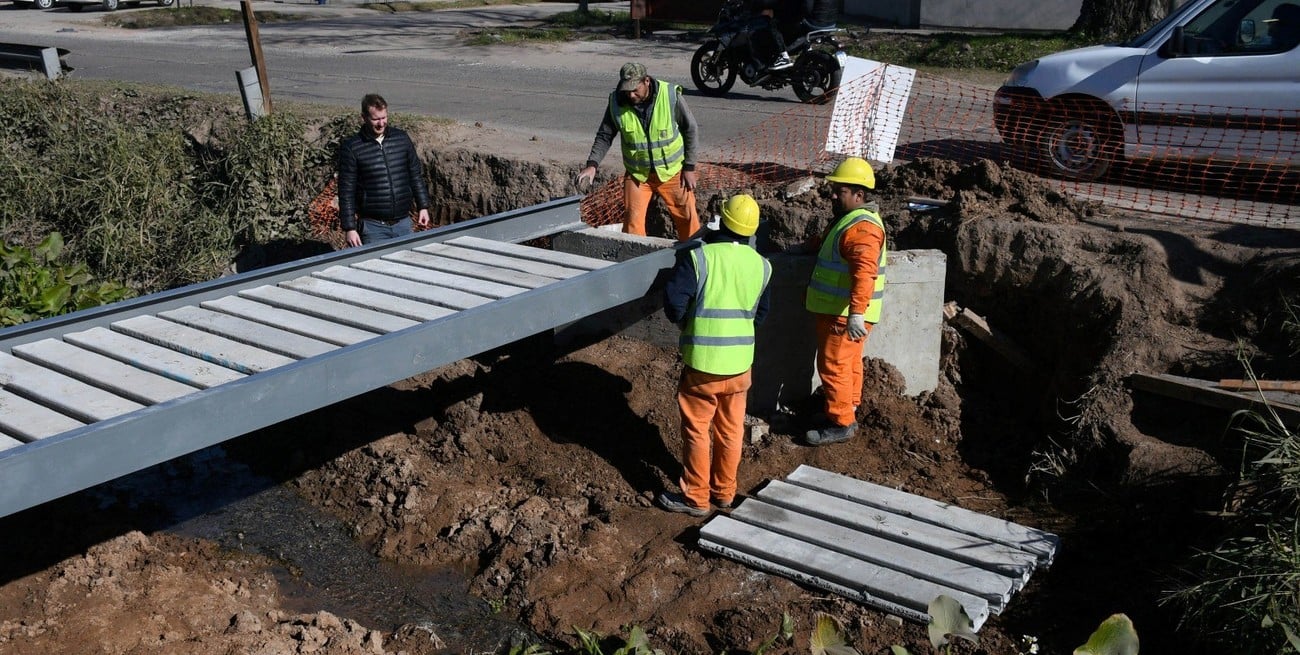 "Los puentes son desmontables en caso que a futuro se piense otra obra para esa zona", dijo Poletti. Foto: MSF