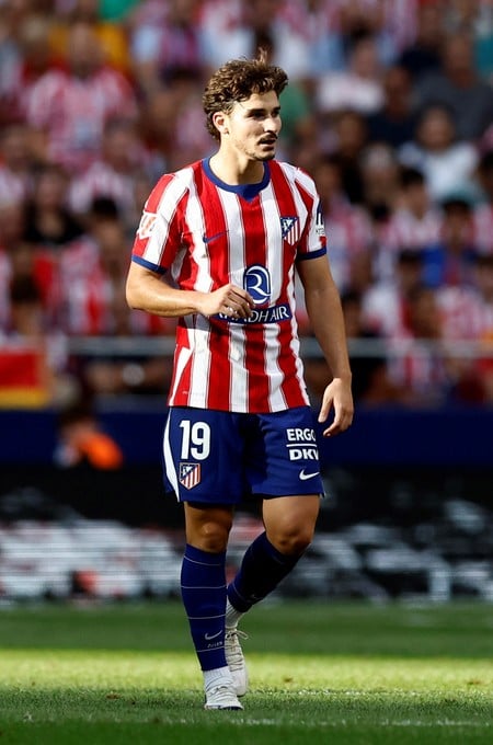 Soccer Football - LaLiga - Atletico Madrid v Villarreal - Riyadh Air Metropolitano, Madrid, Spain - August 23, 2026
Atletico Madrid's Julian Alvarez REUTERS/Thomas Peter